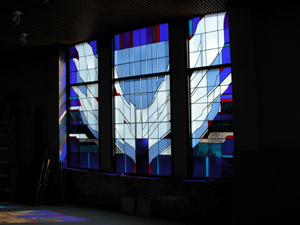 CRC stained glass